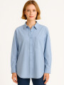 Camisa Tunnis Celeste