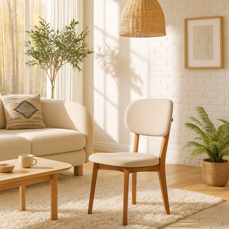 Silla Maysa 131 - Tela Microfibra 228 (Beige)