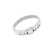 Anillo en oro 18k blanco y brillantes Anillo en oro 18k blanco y brillantes