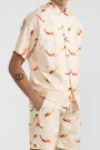 CONVERTIBLE CAMP-COLLAR SHIRT Mermaid Cream