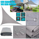 Lona vela triangular poliester impermeable 3,6 mts GRIS