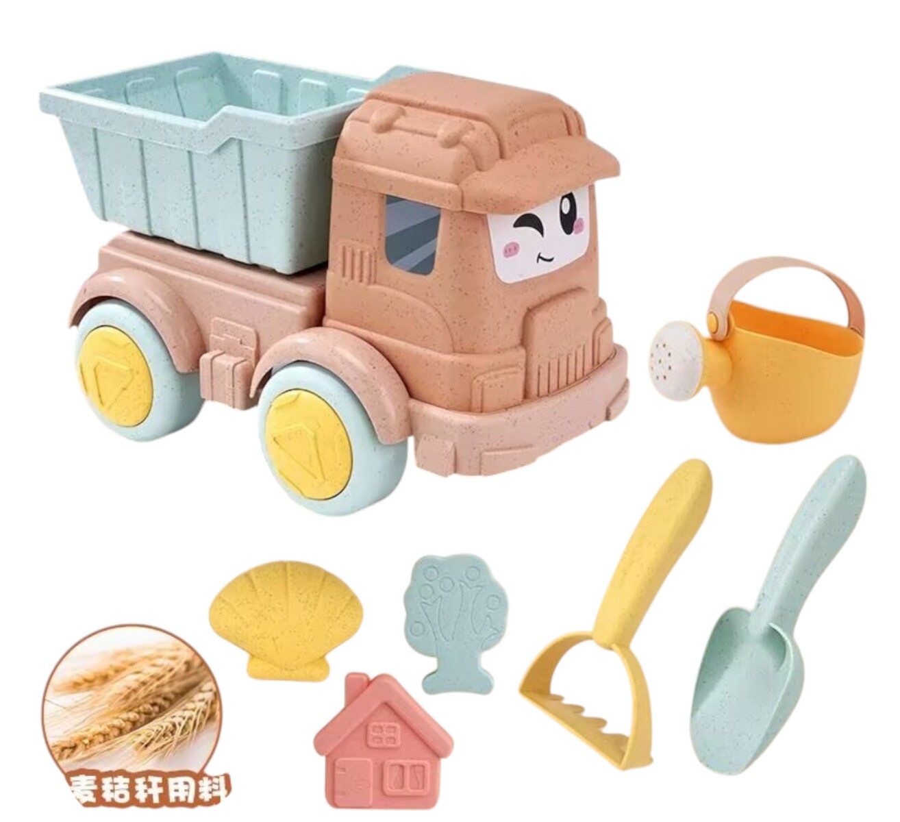 Juego de playa camión con regadera y accesorios 