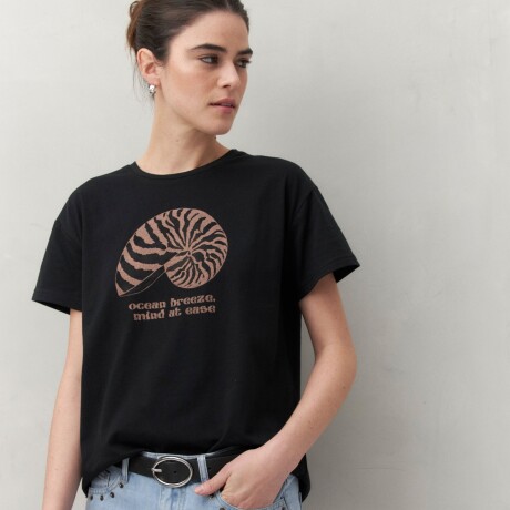 REMERA BLISSU Negro