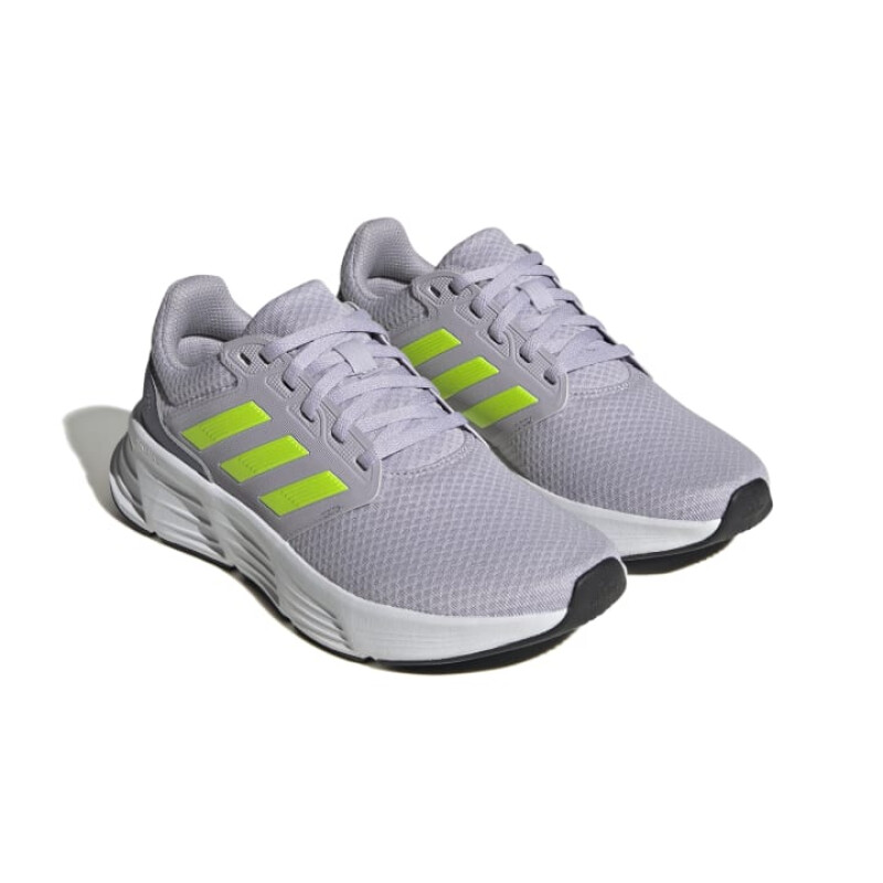 Championes Adidas Galaxy 6 de Mujer - IE1987 Gris Plata-verde Limon