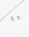 Bijouterie Set Metal Set De Bijouterie - Plateado Rodio