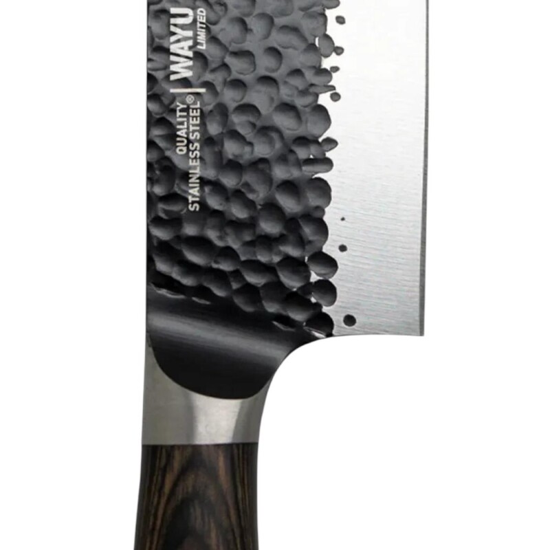 Cuchillo Hacha De Cocina Wayu Acero De Carbono Cuchillo Hacha De Cocina Wayu Acero De Carbono