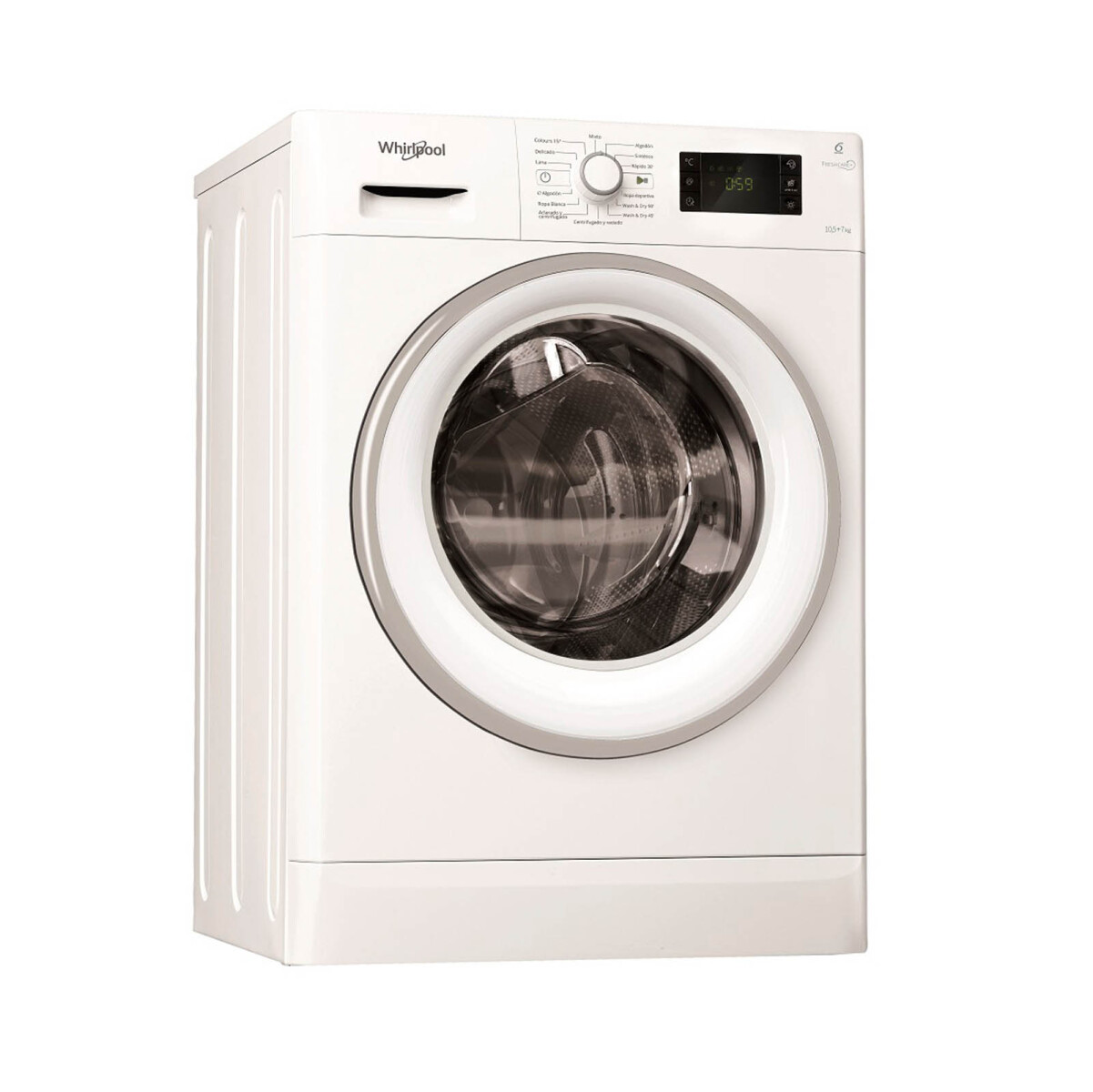 LAVASECARROPAS WHIRLPOOL - 10-5-KG BLANCO WCF10BF25Z 