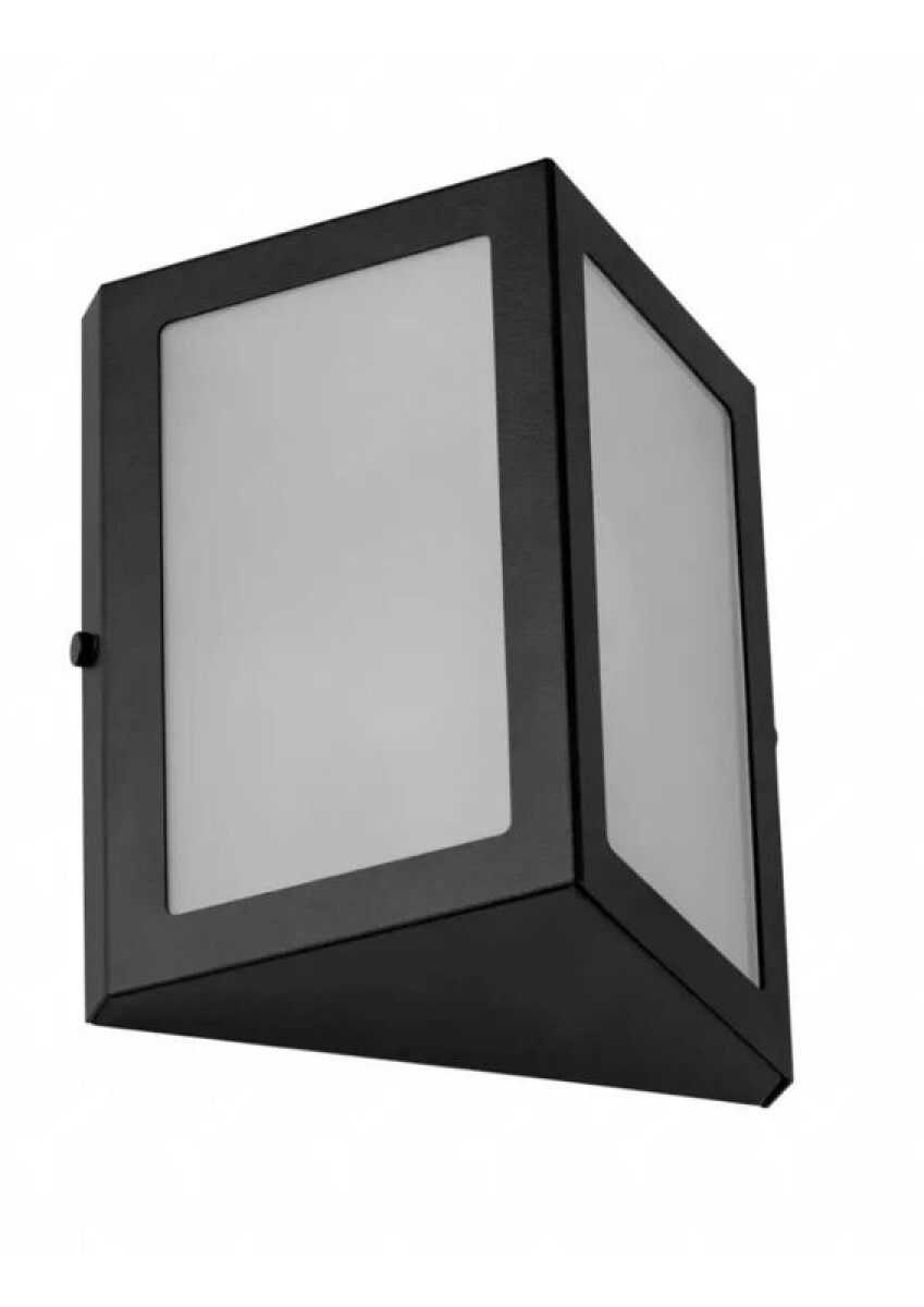 TORTUGA VERTI TRIANGULAR 1XE27 TAMAÑO A60 IP54 NEGRO 