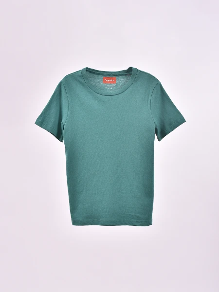 REMERA MIX COLOR VERDE AZULADO