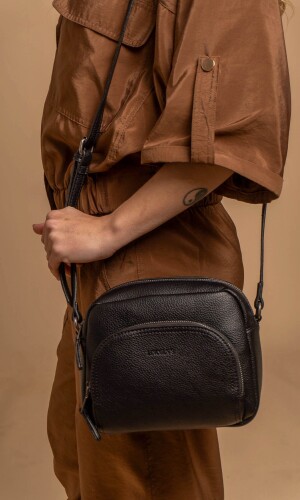 BANDOLERA MORRAL SANDALO NEGRO