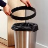 Tacho cesto basura circular 5L de acero inoxidable Tacho cesto basura circular 5L de acero inoxidable