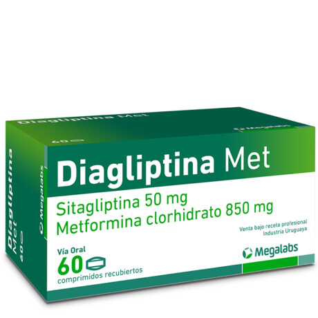 Diagliptina Met 50mg/850mg 60 Comprimidos Diagliptina Met 50mg/850mg 60 Comprimidos