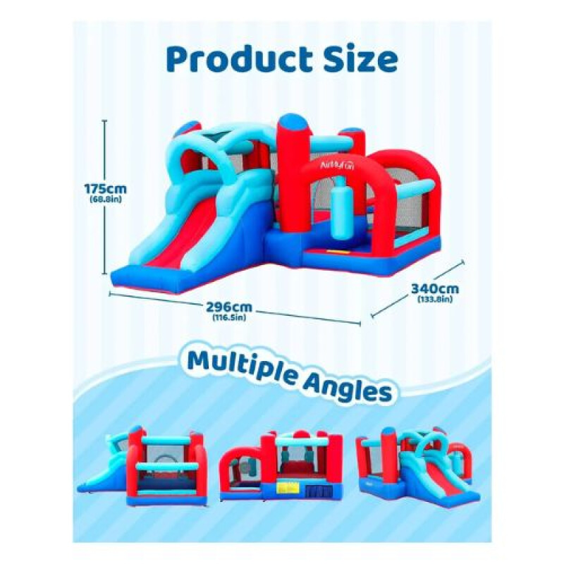 Castillo Inflable All In One con Tobogán - Doctor Dolphin Castillo Inflable All In One Con Tobogán - Doctor Dolphin
