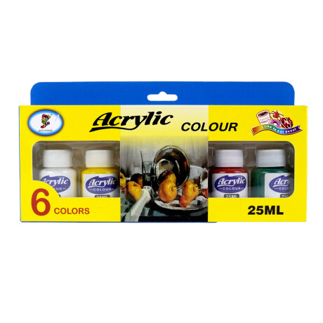 PINTURA ACRILICO X6PCS PINTURA ACRILICO X6PCS