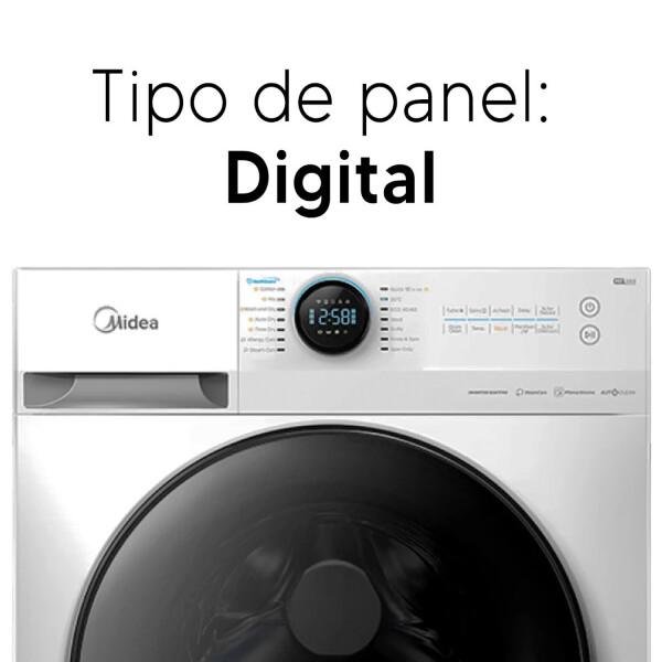 Lavasecarropas Inverter Midea Mf200d101 10kg/6kg LAVASECARROPA MIDEA INVER 10/6KG MF200