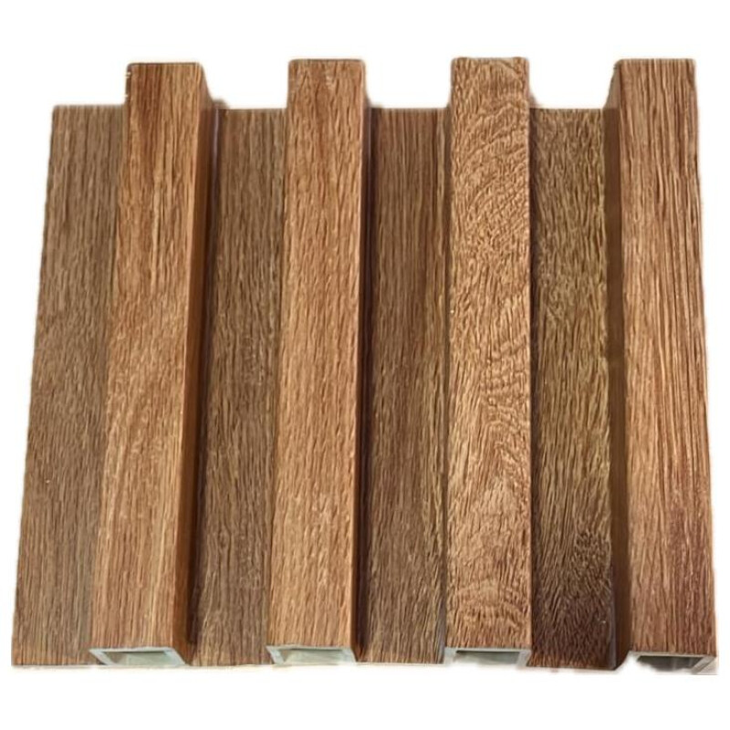 Panel ranurado WPC Castaño Panel ranurado WPC Castaño