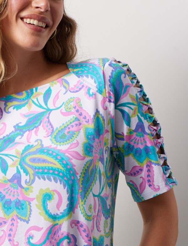 Remera Algodón MULTI/ROSA