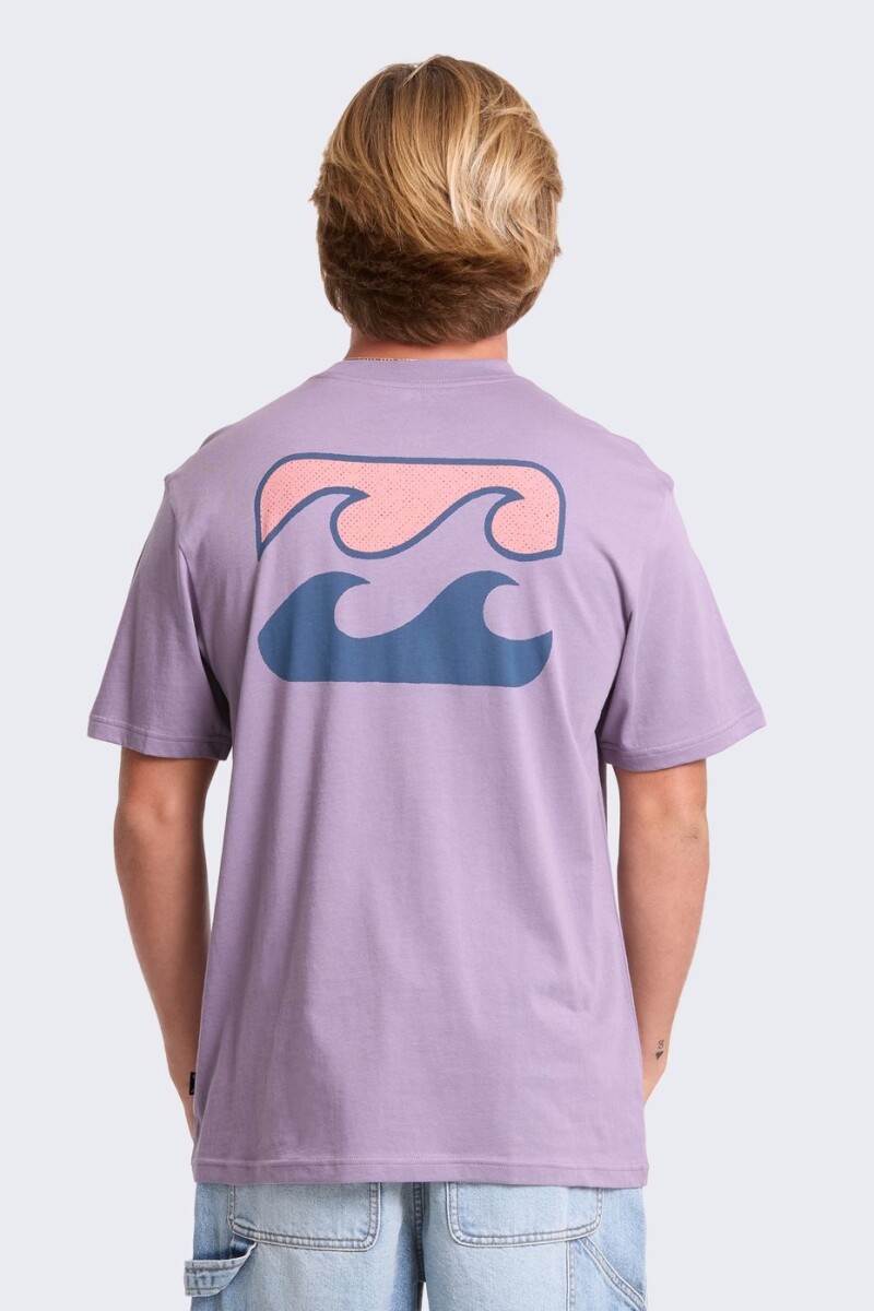 REMERA CRAYON WAVE PREMIUM SS V-violeta