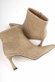 Botin con strass Dorado