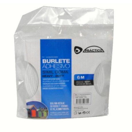 BURLETE ESPUMA BLANCO 6mx10mmx6mm N/a