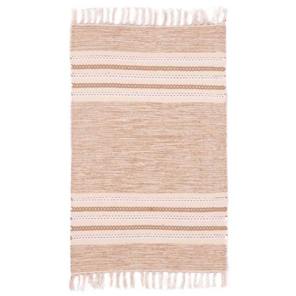 ALFOMBRA ALGODON NATURAL-BEIGE 60*90