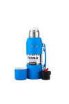 TERMO PREMIUM DE 1LT TERRANO CON MANIJA AZUL ELECTRICO