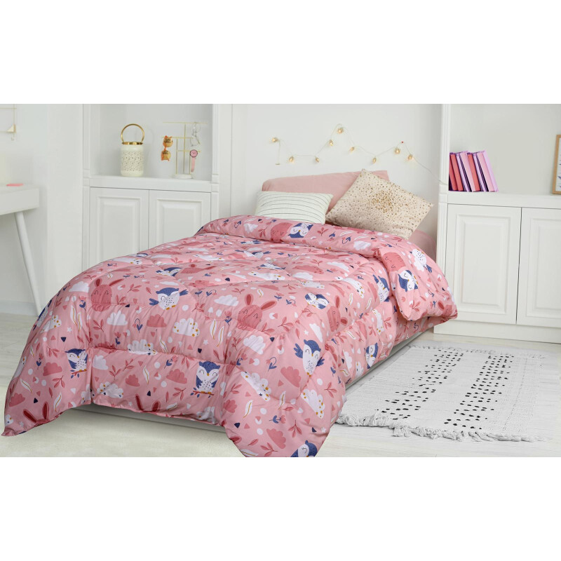 Acolchado Infantil BUHO Red Flex 1 Plaza Queen – Abrigo, suavidad y confort Acolchado Infantil BUHO Red Flex 1 Plaza Queen – Abrigo, suavidad y confort