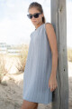 Vestido Brisa Gris lurex