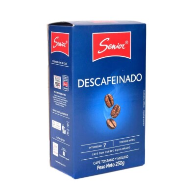 Café Descafeinado Clásico Senior 250g Cafe Descafeinado Senior 250g