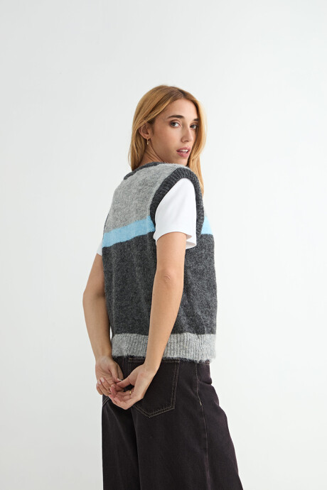 CHALECO DURIÁN GRIS