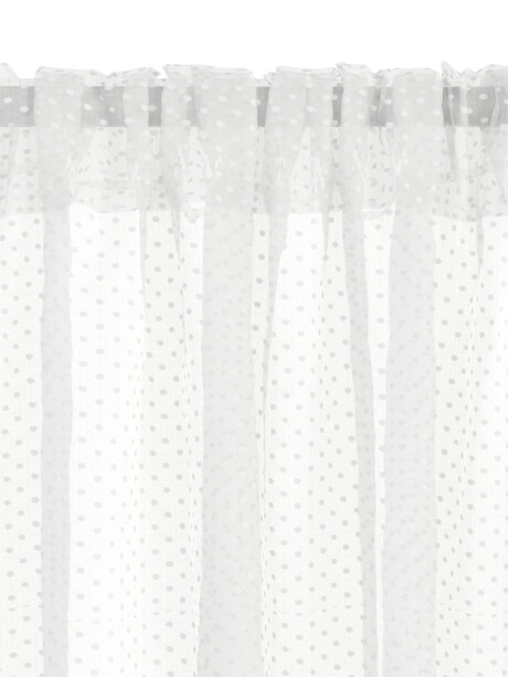 Cortina LYA 1x140x300 blanco Cortina LYA 1x140x300 blanco