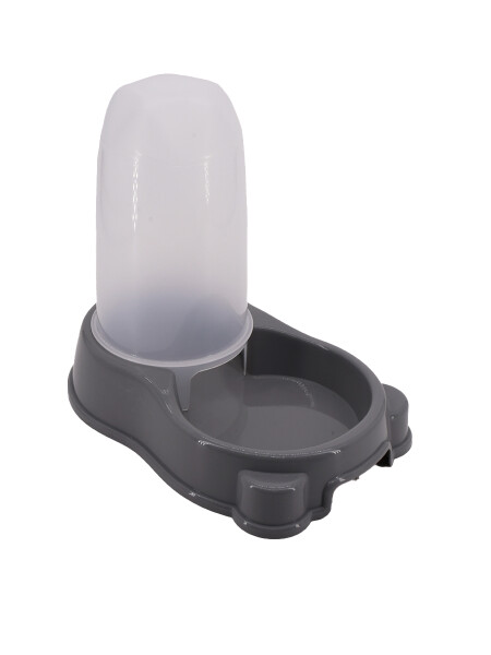 PLATO CON DISPENSADOR GRIS