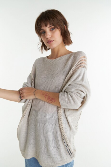 Sweater Ignacia Plata Lurex