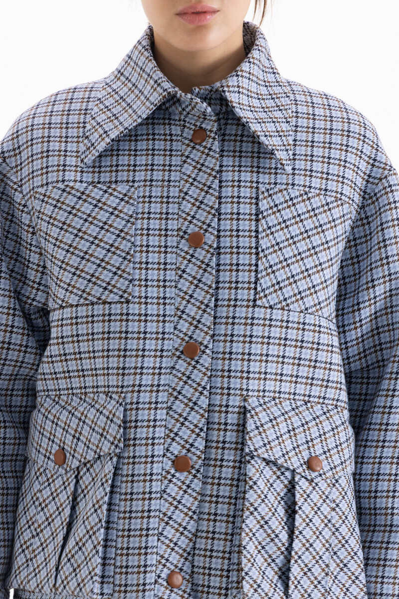 CHAQUETA LUNA Celeste