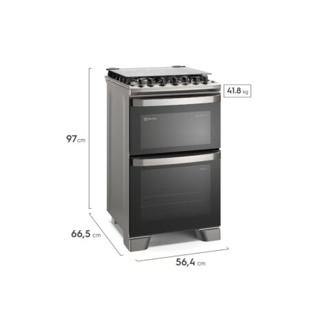 COCINA ELECTROLUX 4 HORNALLAS 2 HORNOS 1GAS +1 ELECTRICO. INOX COCINA ELECTROLUX 4 HORNALLAS 2 HORNOS 1GAS +1 ELECTRICO. INOX