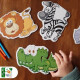 6 puzzles formas de la jungla 6 puzzles formas de la jungla