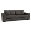 SOFA 100% CUERO - 3 CUERPOS - MODELO DOMINI - NEGRO SOFA 100% CUERO - 3 CUERPOS - MODELO DOMINI - NEGRO