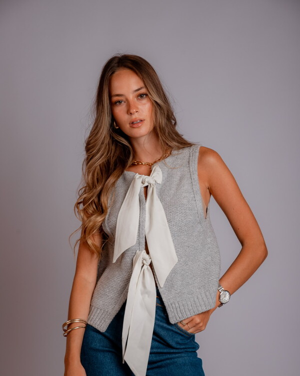 Chaleco Valery gris
