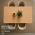Mesa ComboHome Swift Rectangular 120 x 80 Calidad Premium Marrón 1
