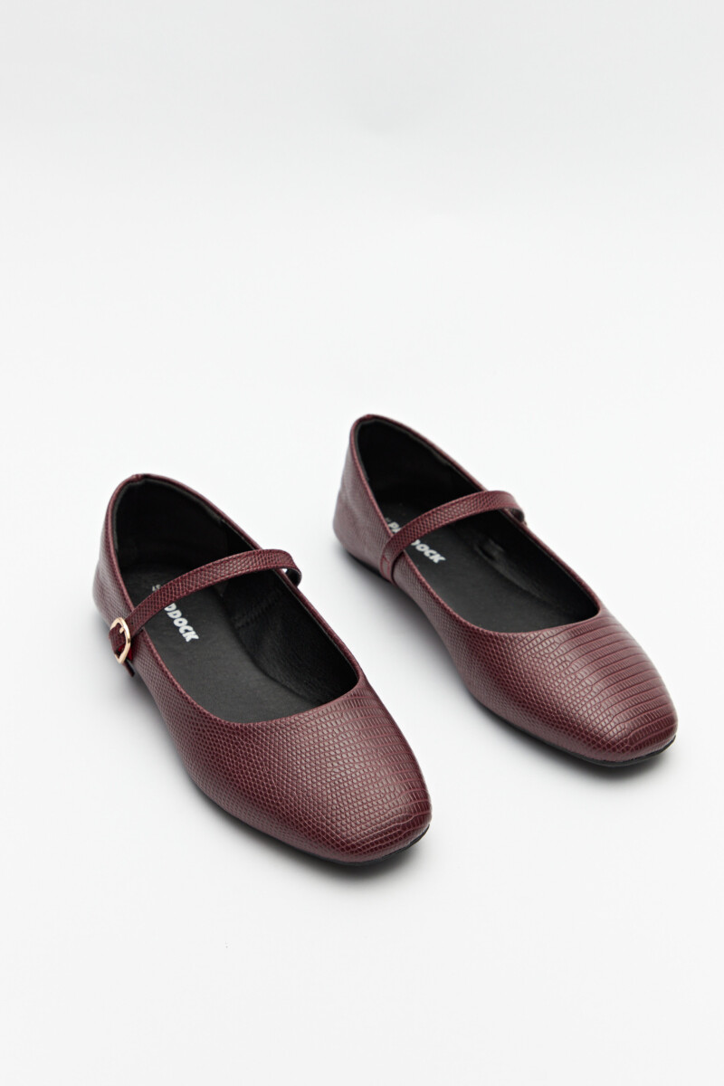 BALERINA WEEDERS Rojo Oscuro