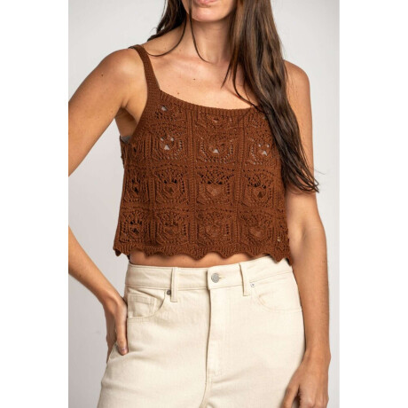 Top Texturado Chocolate