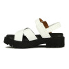Sandalias Mujer Vizzano Tiras Cruzadas Y Hebilla Blanco-negro