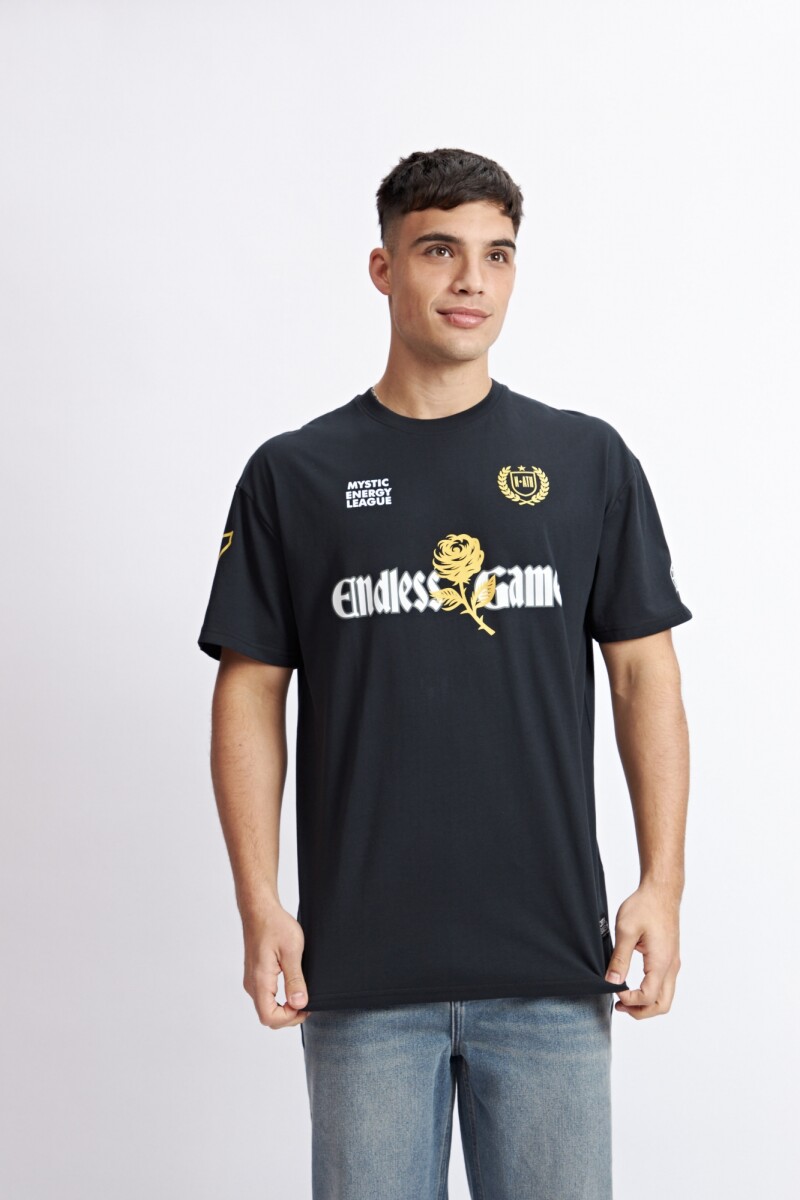 REMERA ENDLESS GAME - NEGRO 