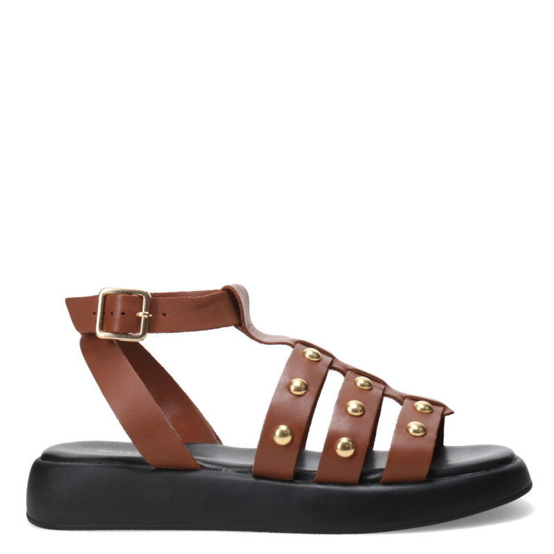 Sandalias de Mujer Bottero Franciscana - 366204 Marrón - Blanco