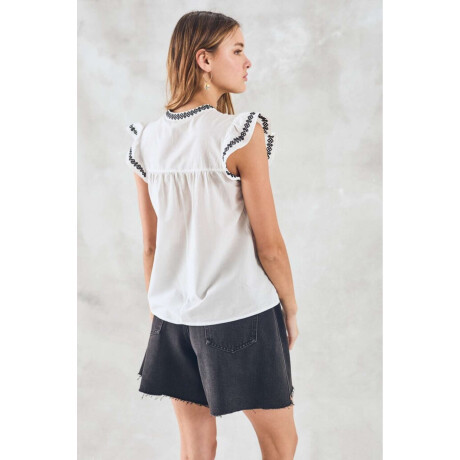 Blusa Bordado Blanco