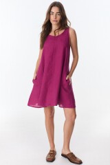 Vestido Diario Magenta