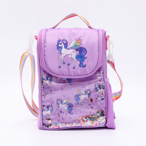 BOLSA DE ALMUERZO PORTÁTIL TIPO BANDOLERA (UNICORNIO DE ENSUEÑO) BOLSA DE ALMUERZO PORTÁTIL TIPO BANDOLERA (UNICORNIO DE ENSUEÑO)