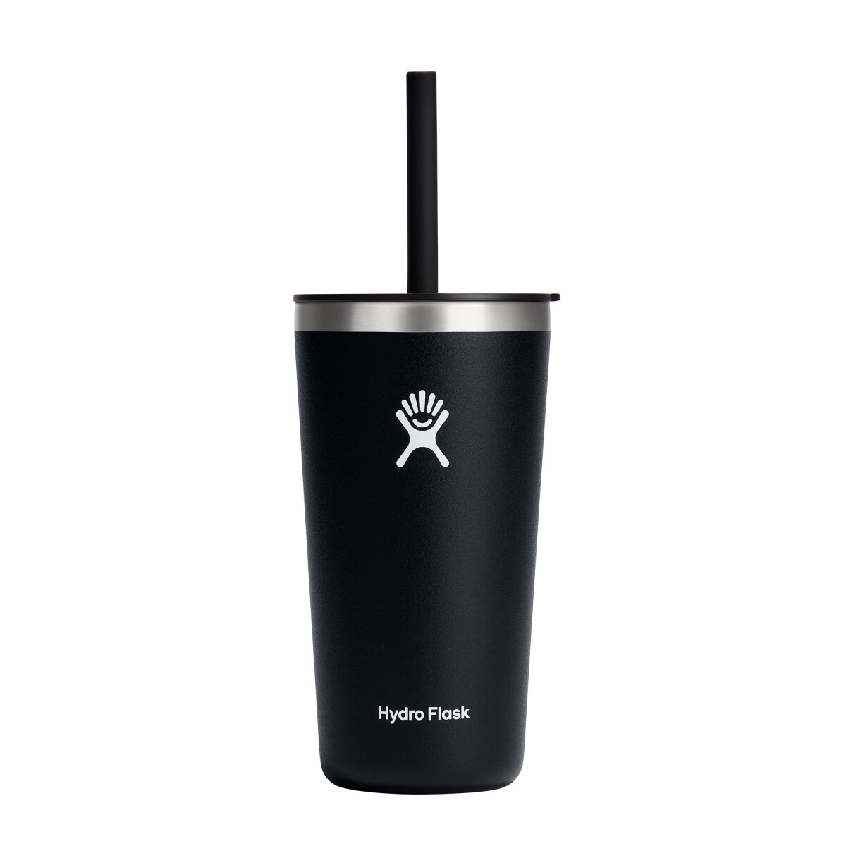 20oz Tumbler With Straw - Black 