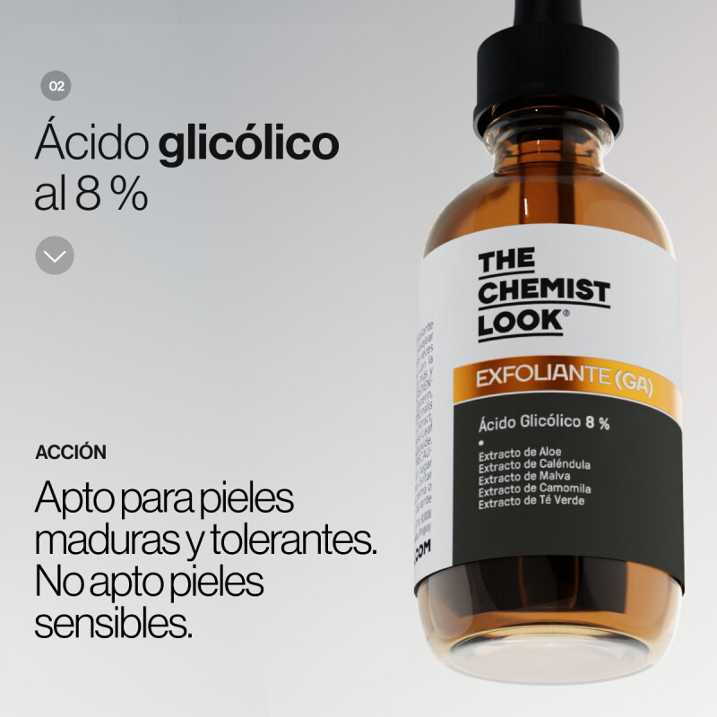 EXFOLIANTE GA SERUM THE CHEMIST LOOK 30 ML EXFOLIANTE GA SERUM THE CHEMIST LOOK 30 ML