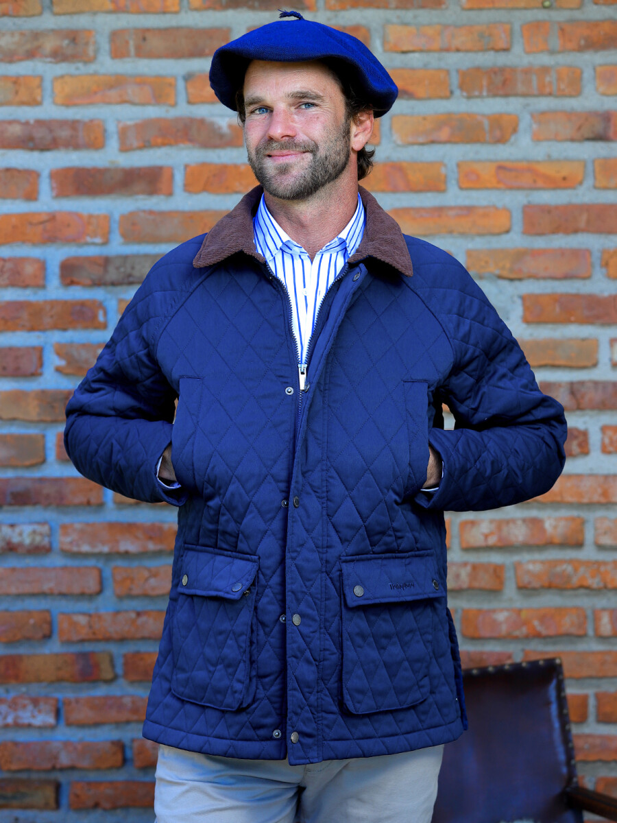 Campera de Hombre Capitoneada - Azul 